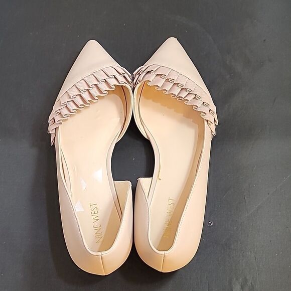 NINE WEST POINTE TOE WOMEN"S D'ORSAY SLIP-ON FLAT - Picture 11 of 13